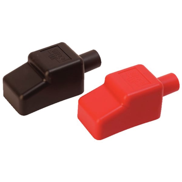 Sea-Dog Sea-Dog 415110-1 1/2" Battery Terminal Covers - Red/Black, Packaged 415110-1 - main
